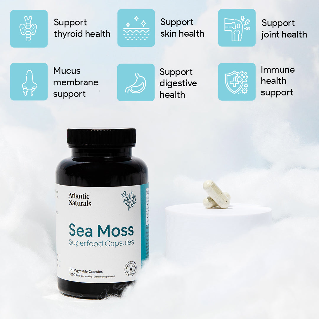 Organic Sea Moss Capsules | Vegan 1000mg