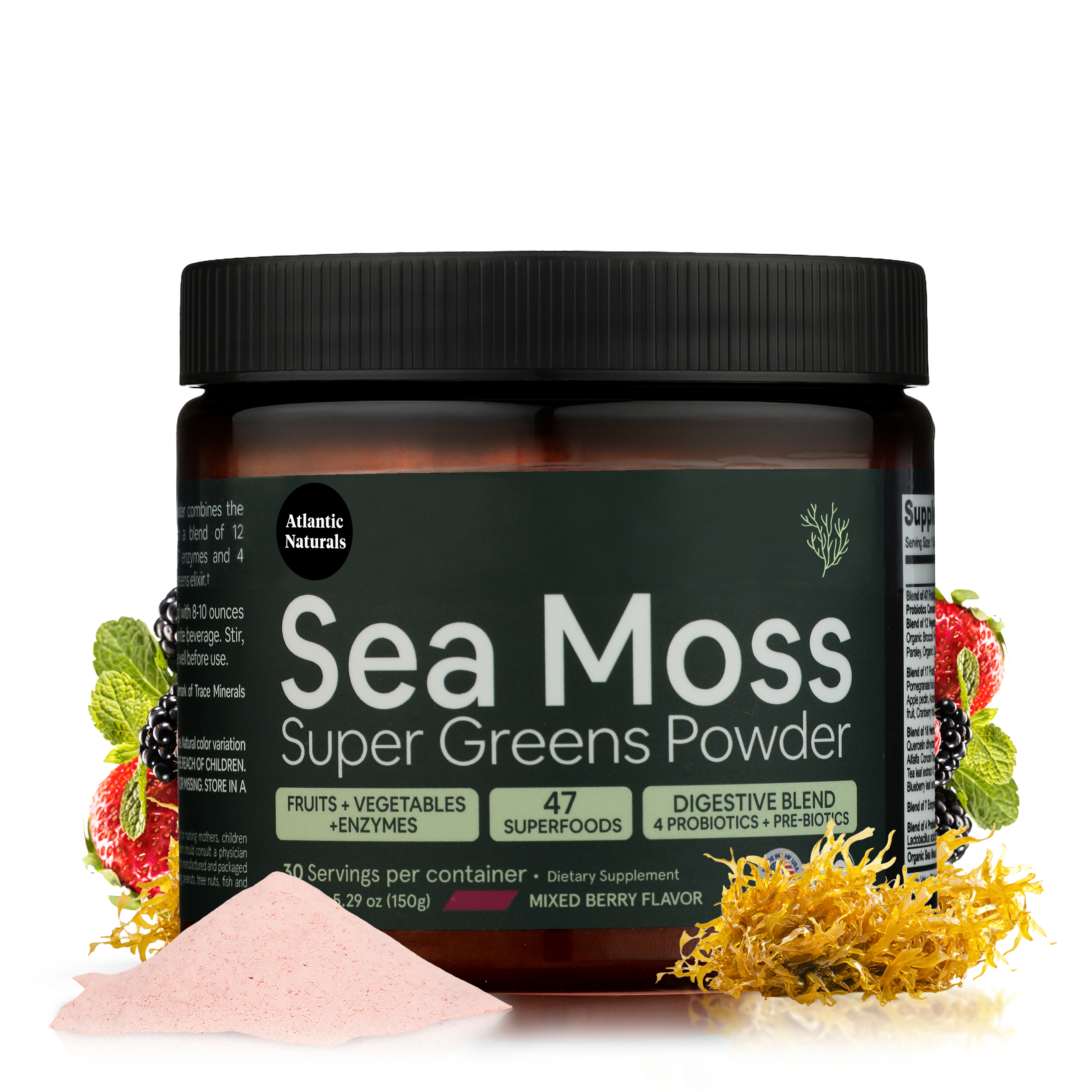 Organic Sea Moss Super Greens Powder for Complete Nutrition Organic Sea Moss Super Greens Powder for Complete Nutrition