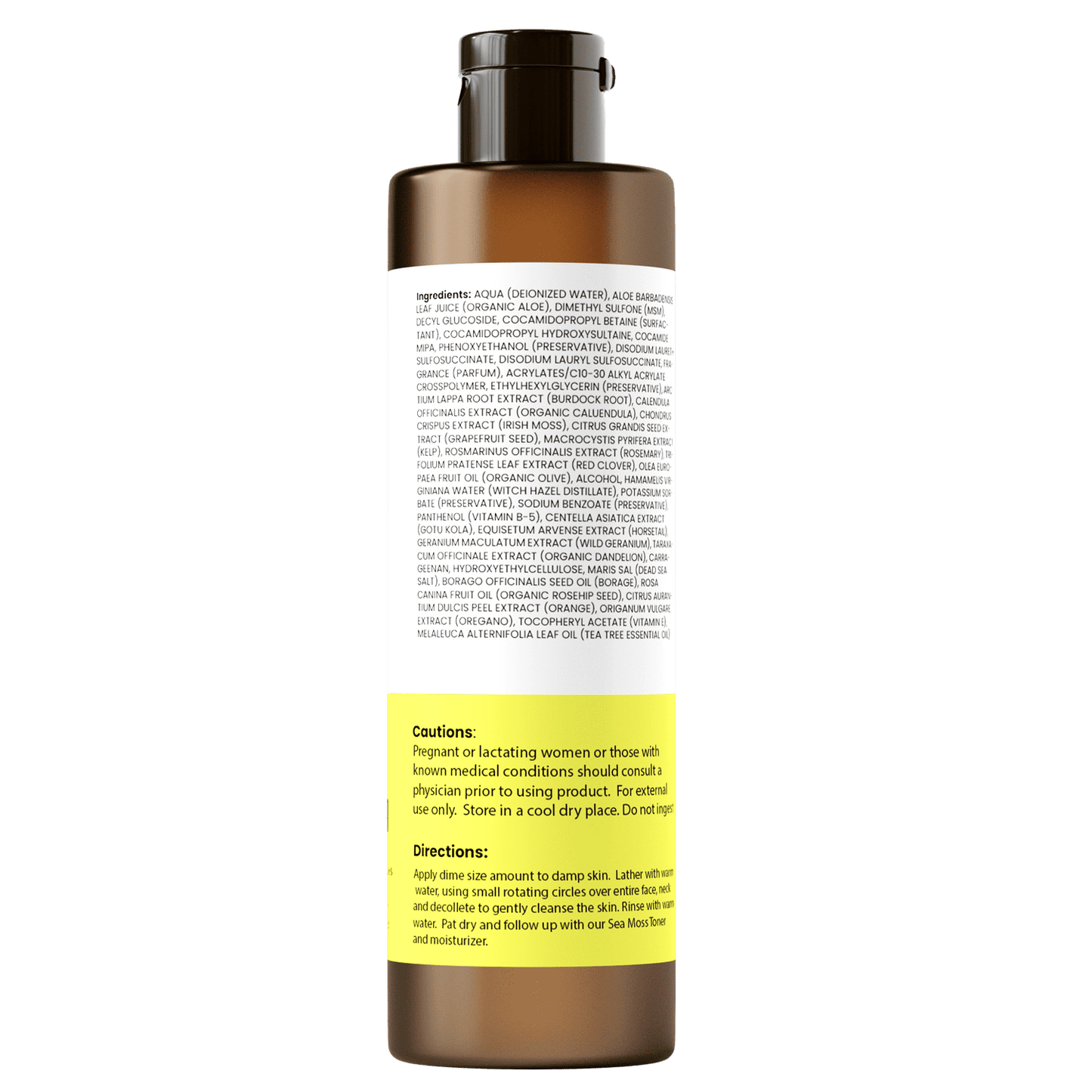 Nettoyant visage à la mousse de mer 4 oz