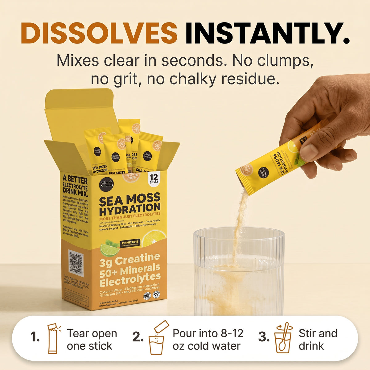 prime time easily dissolving electrolytes