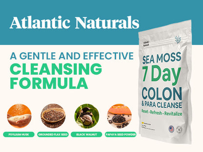 Sea Moss 7 Day Colon and Para Cleanse | Pineapple Flavor