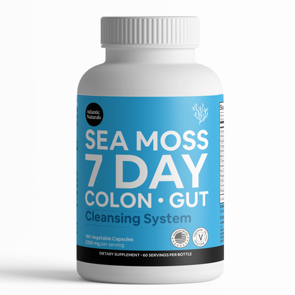 Capsules nettoyantes pour le côlon et les intestins Sea Moss 7 jours