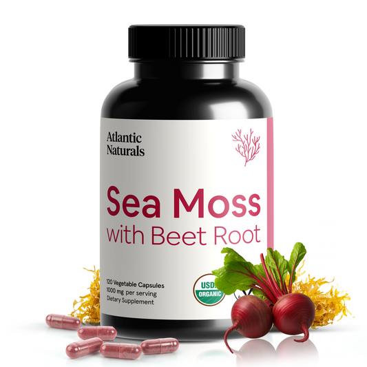 Organic Sea Moss with Beet Root Capsules