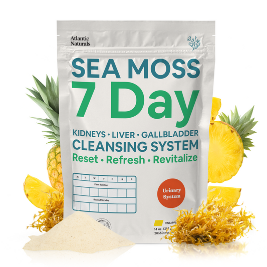 Mousse de mer 7 jours pour le nettoyage des reins, du foie et de la vésicule biliaire | Saveur ananas