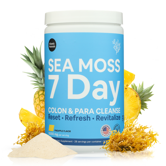 Sea Moss 7 jours Colon et Para Cleanse | Saveur d'ananas