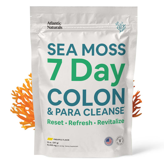 Sea Moss 7 días de limpieza de colon y parapara | Sabor a piña