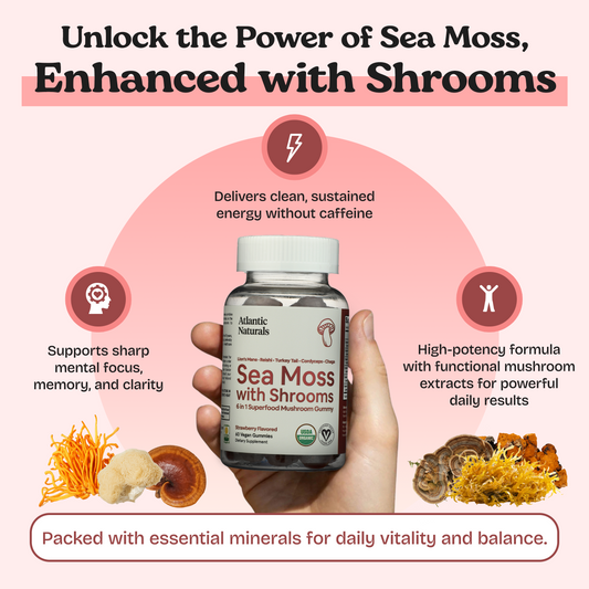 Sea Moss with Shrooms 6 in 1 Gummy
