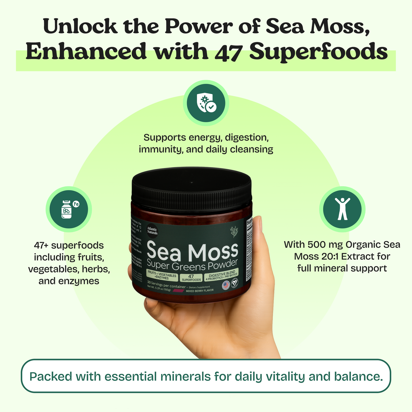 Sea Moss Super Greens Powder