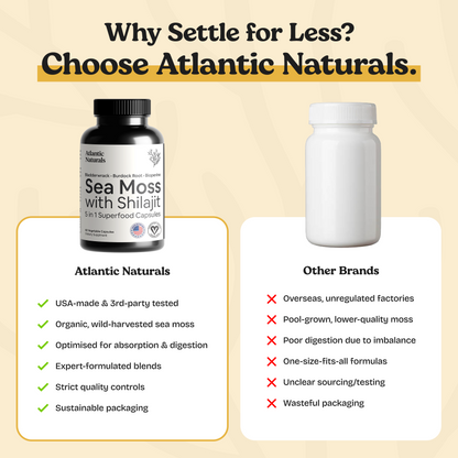Sea Moss with Shilajit 5 in 1 Capsules
