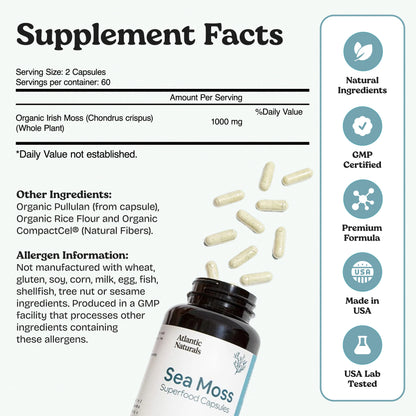 Organic Sea Moss Capsules