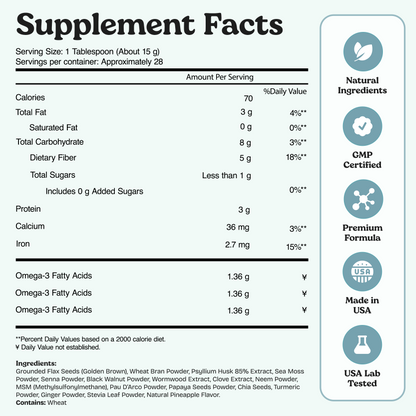 Sea Moss 7 Day Colon & Para Cleanse