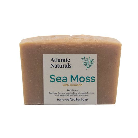 Savon à la mousse de mer et au curcuma