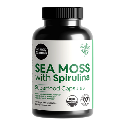 Organic Sea Moss with Spirulina Capsules