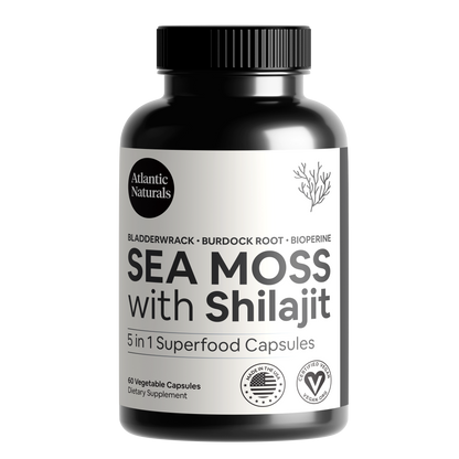 Sea Moss with Shilajit 5 in 1 Capsules