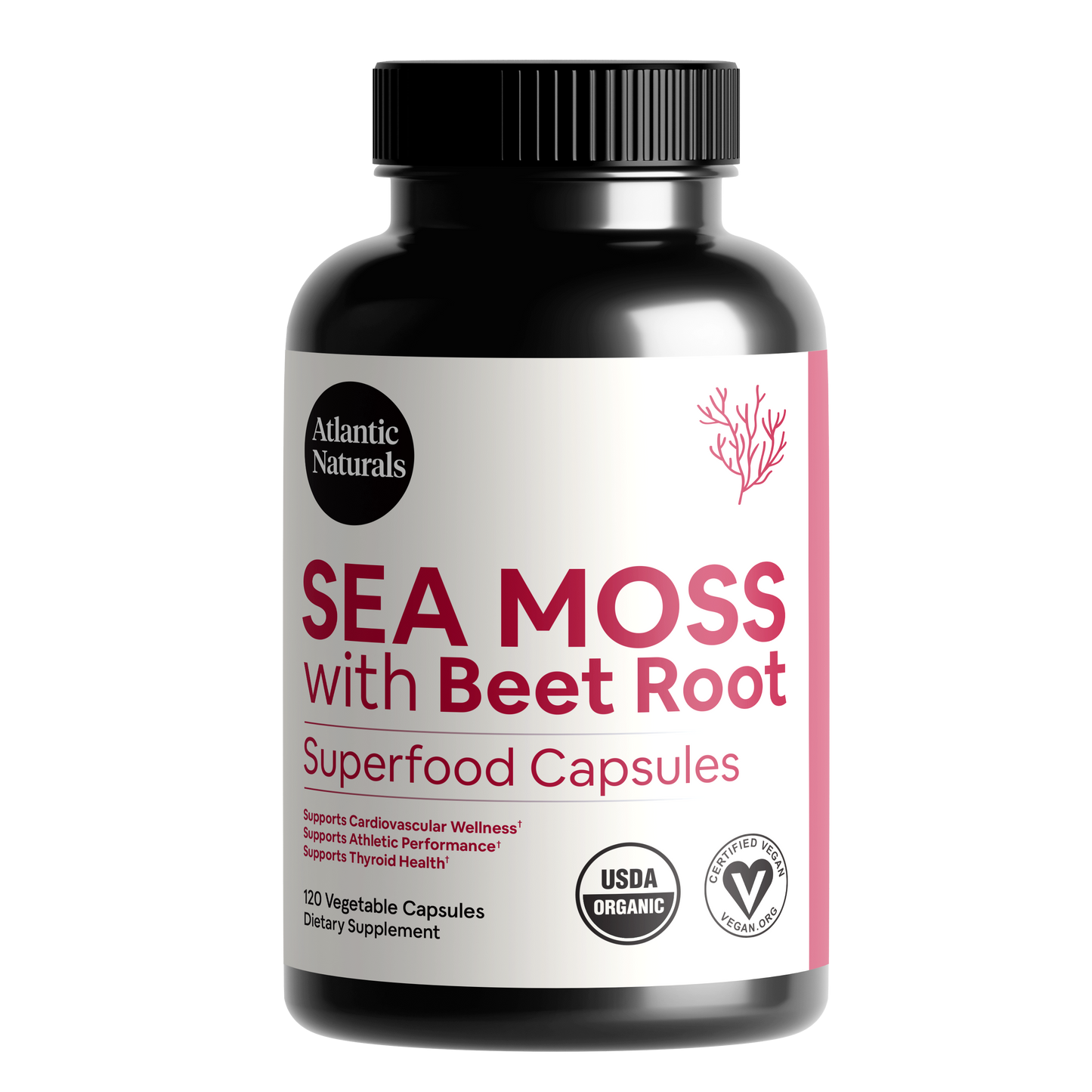 Organic Sea Moss with Beet Root Capsules