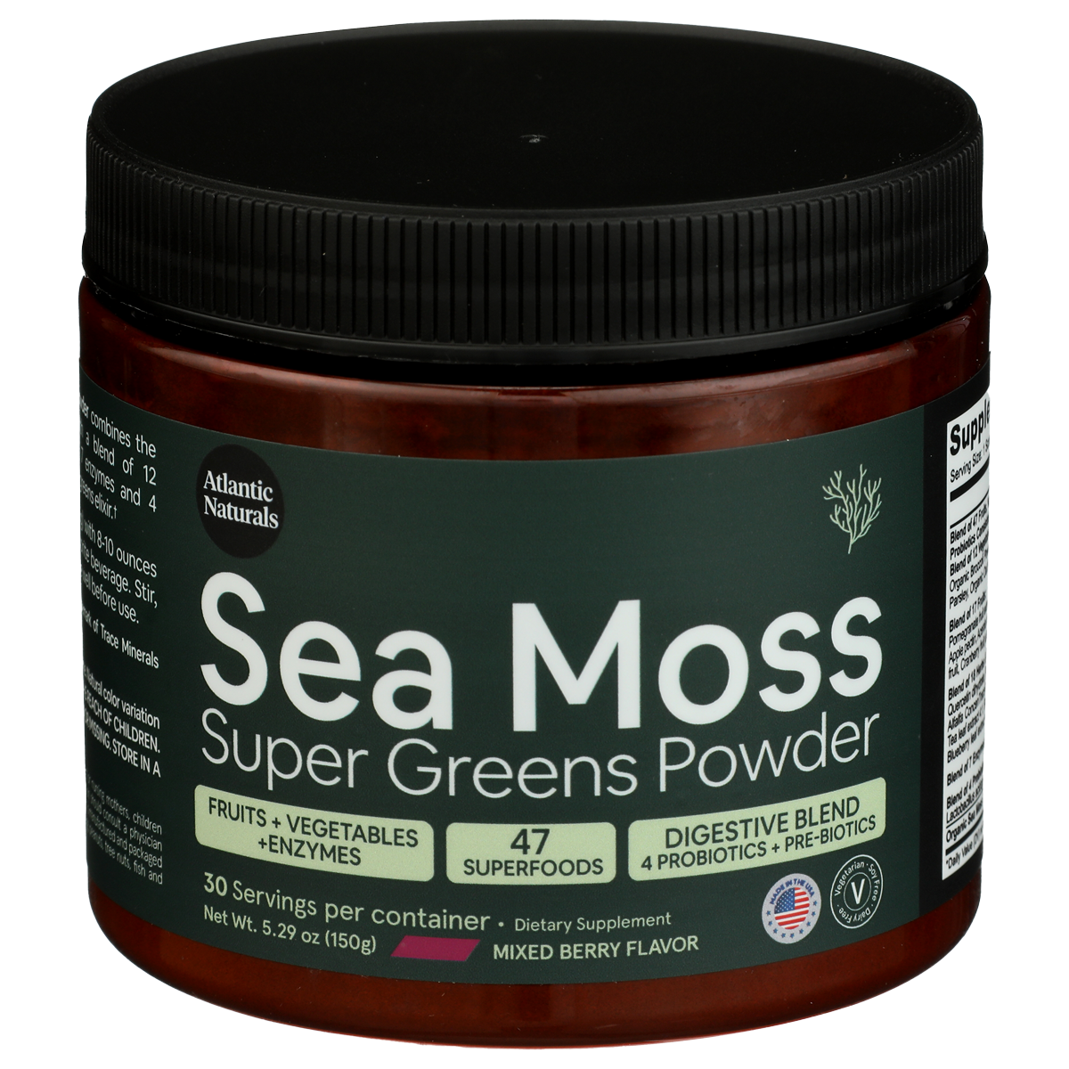 Poudre de mousse de mer Super Greens 