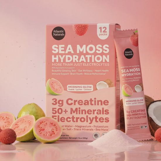 Atlantic Naturals seller video MG: zero-calorie, fasting-friendly hydration with creatine