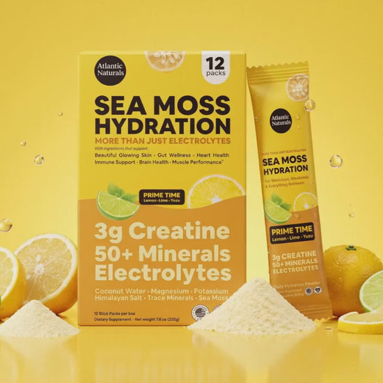 Atlantic Naturals seller video PT: sea moss, creatine and electrolytes in one stick