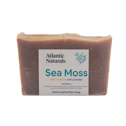 Sea Moss with Turmeric and Lavender Bar Soap