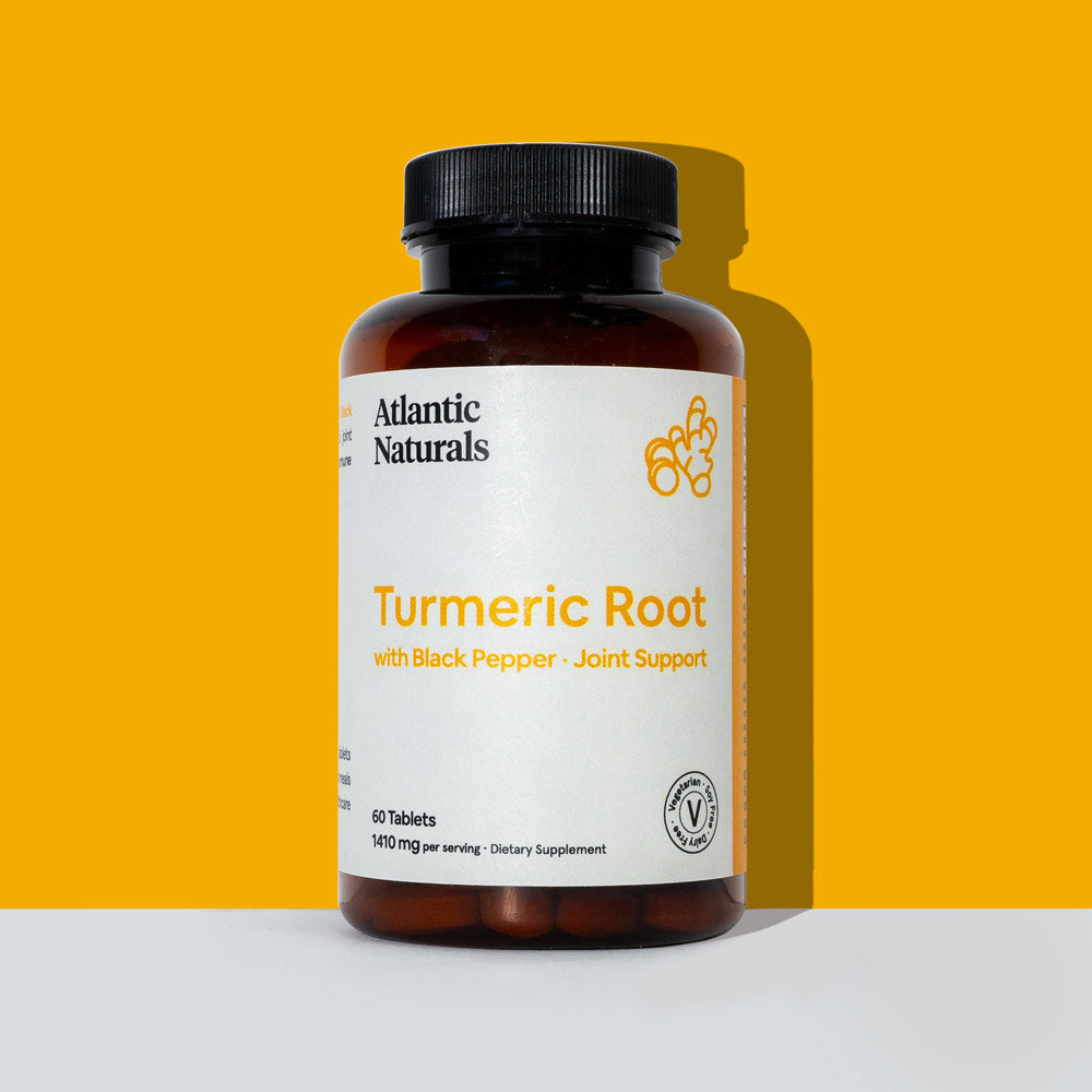 Organic Turmeric Root with Black Pepper | Vegan 1410 mg